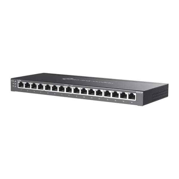 TP-Link Omada SG2016P nätverksswitchar hanterad L2/L2+ Gigabit Ethernet (10/100/1000) Strömförsörjning via Ethernet (PoE) stöd Svart
