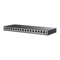 Miniatyrbild 3 av 5: TP-Link Omada SG2016P nätverksswitchar hanterad L2/L2+ Gigabit Ethernet (10/100/1000) Strömförsörjning via Ethernet (PoE) stöd Svart