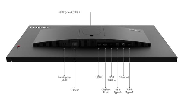 Lenovo ThinkVision T32p-30 LED display 80 cm (31.5") 3840 x 2160 pixlar 4K Ultra HD Svart