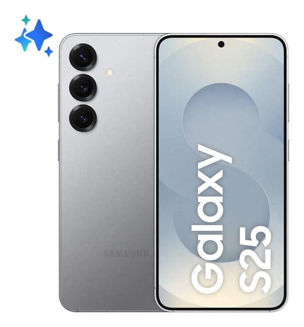 Samsung Galaxy S25 15,8 cm (6.2") Dubbla SIM-kort Android 15 5G USB Type-C 12 GB 128 GB 4000 mAh Silver