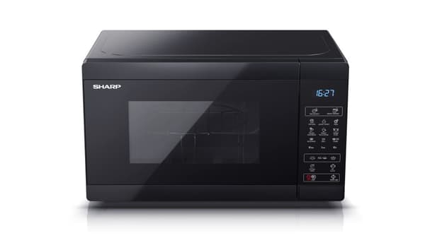 Sharp YC-MG02E-B mikrovågsugn Svart Grillmikrovågsugn Bänkdiskmaskin 20 l 800 W