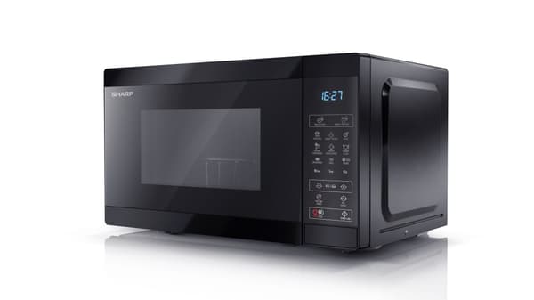 Sharp YC-MG02E-B mikrovågsugn Svart Grillmikrovågsugn Bänkdiskmaskin 20 l 800 W