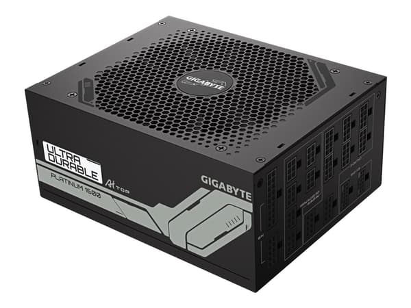 Gigabyte UD1600PM PG5 AI TOP - Strømforsyning (intern) - ATX12V 3.1/ EPS12V - 80 PLUS Platinum - AC 100-240 V - 1600 watt - aktiv PFC