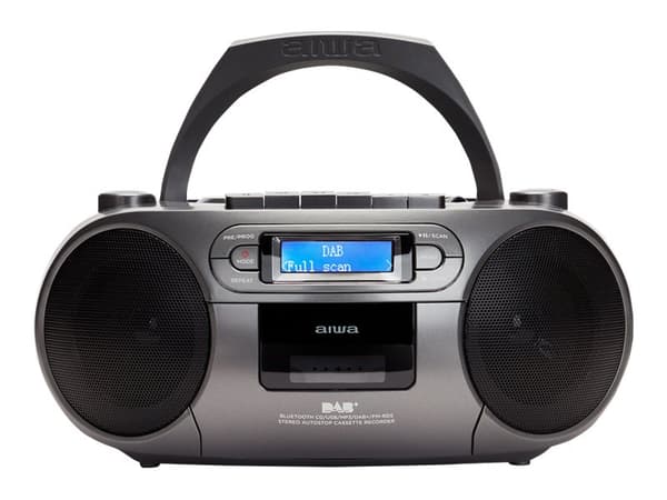 Aiwa BBTC-660DAB/MG, Analog & digital, DAB+, FM, Player, CD, Program, Top