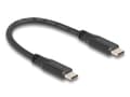 Miniatyrbild 4 av 5: DeLOCK 42031, SSD-inkapsling, M.2, PCI Express, SATA, 20 Gbit/s, USB-anslutning, Svart