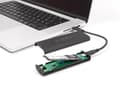 Miniatyrbild 5 av 5: DeLOCK 42031, SSD-inkapsling, M.2, PCI Express, SATA, 20 Gbit/s, USB-anslutning, Svart