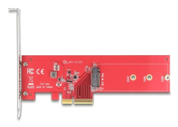 Delock PCI Express 5.0 x4 Karte zu 1 x intern NVMe M.2 Key M - Low Profile Formfaktor