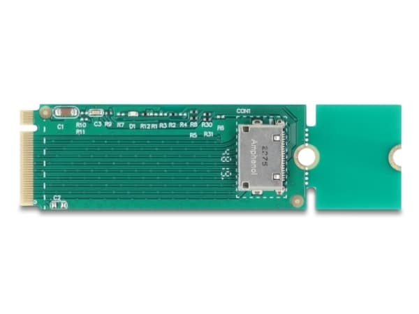 Delock M.2 Key M - 1 x OCuLink SFF-8612 -muunnin Delock M.2 Key M - 1 x OCuLink SFF-8612 -muunnin