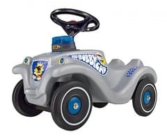 BIG Bobby-Car-Classic Police, 1 vuosi/vuosia, 4 renkaita, Muovi, Sininen
