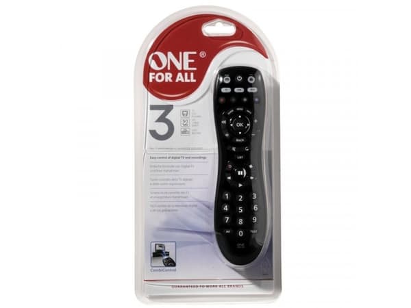 One for All Simple 3 URC 6430 - Universell fjärrkontroll - infraröd