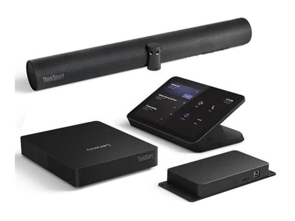 Lenovo ThinkSmart Core Gen 2 - Videokonferansesett (lydstang, berøringsskjermkonsoll, beregnesystem) - med 3 Years Lenovo Premier Support + 3 Years L