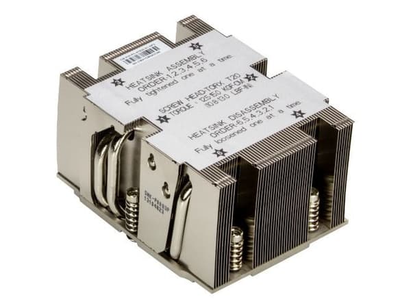Supermicro SNK-P0083P, Kylfläns, Rostfritt stål, Socket SP5, AMD EPYC 9004