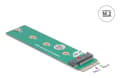Pikkukuva 1 / 2: Delock 64343 - Adapter M.2 Key A+E Stecker> M Slot (64343)