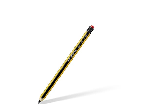 Staedtler 180M 22-1, Grafisk tablett, Universal, Svart, Gul, Svart, Trä, Hexagonal