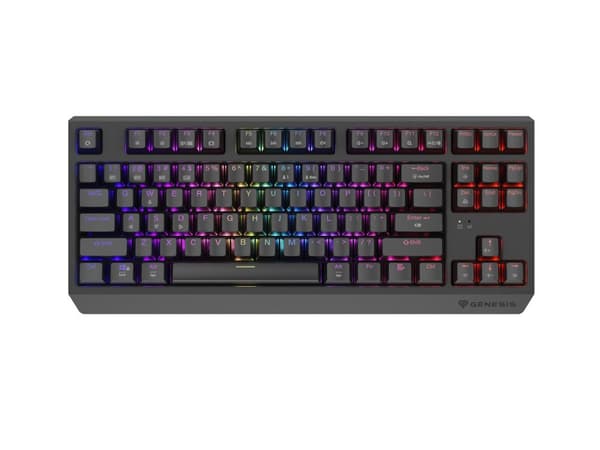 GENESIS Thor 230 TKL tangentbord Spela USB + RF Wireless + Bluetooth QWERTY Svart