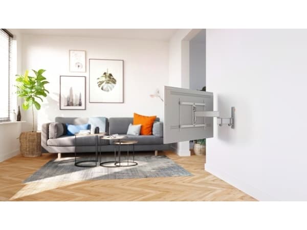 Vogel's 3836431, 101,6 cm (40"), 195,6 cm (77"), 100 x 100 mm, 600 x 400 mm, 0–20°, hvit