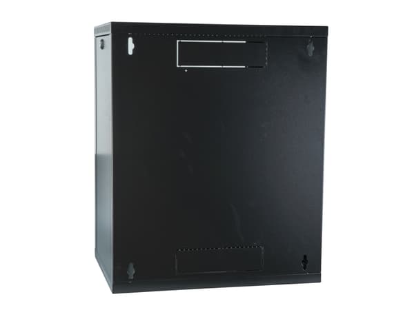 EFB Elektronik 691715VTS.45, Väggmonterad rack, 15U, 50 kg, Knapplås, Svart