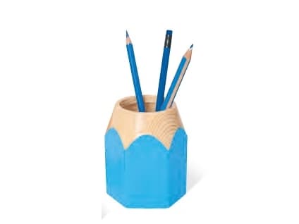 WEDO kynäteline "PENCIL", muovia, vaaleansininen, värikynän kärjen muotoinen, toimitetaan laatikossa, - 1 kpl (245 255010)