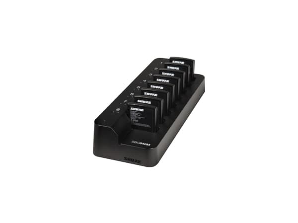 Shure SBC840M, litiumion (Li-ion) Sort