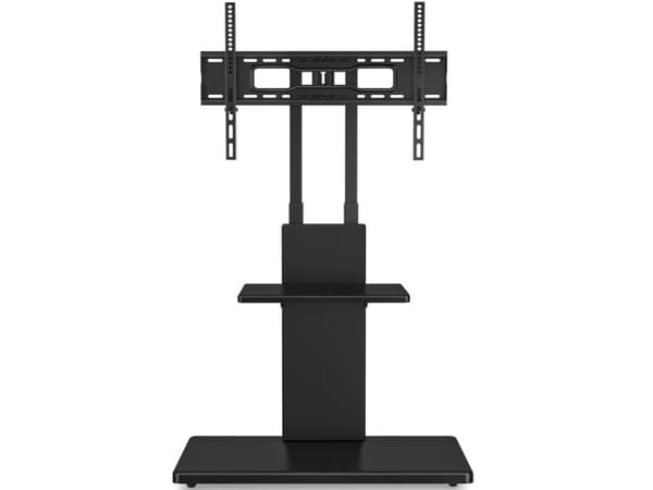 TV-gulvstativ 32–70 tommer opptil 45 kg justerbart 2 hyller AV