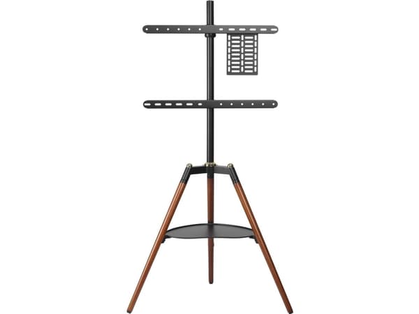 Techly ICA-TR58, 165,1 cm (65"), 100 x 100 mm, 600 x 400 mm, 140°, Bøketre, Plast, Stål, Sort, Tre