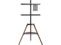 Miniatyrbilde 5 av 5: Techly ICA-TR58, 165,1 cm (65"), 100 x 100 mm, 600 x 400 mm, 140°, Bøketre, Plast, Stål, Sort, Tre