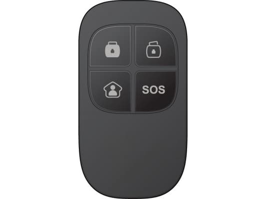 Techly I-ALARM-REMOT, Turvajärjestelmä, IR Langaton, Painikkeiden painaminen, Musta