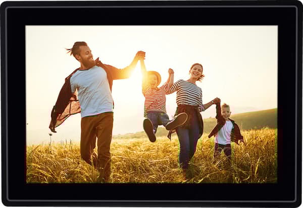 Rollei - Smarter picture frame - 10 Diagonal - WIFI - App Control - Model 100 - 10.1 inches - black and white