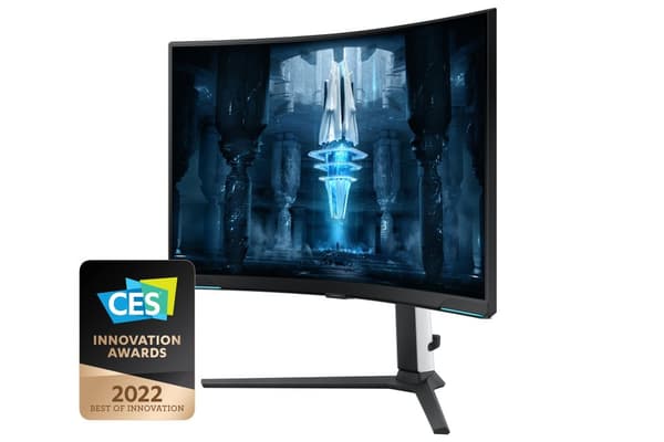 Samsung G85NB platta pc-skärmar 81,3 cm (32") 3840 x 2160 pixlar 4K Ultra HD LED Vit Vit