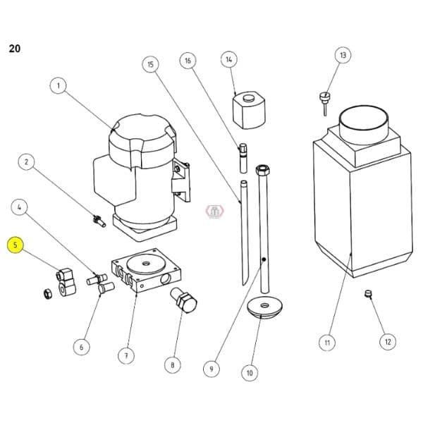 Sænkningsventil magnetventil 24V/DC