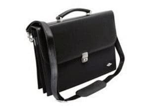 Wedo Ladies Flap-Over Briefcase, Damefutteral