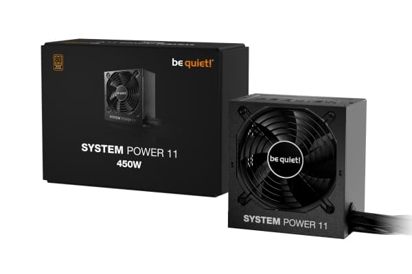 be quiet! SYSTEM POWER 11 450 Watt strømforsyning 80+ Bronze ATX 3.1 PCIe 5.1