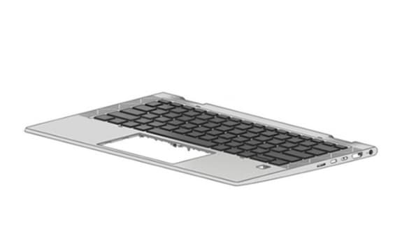 HP M03901-061, Tangentbord, 33,8 cm (13.3"), Pekskärm, Tangentbord med bakgrundsbelysning, HP, EliteBook x360 830 G7