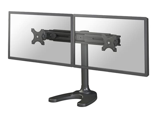 Neomounts FPMA-D700DD - Ställ - fullständig rörelse - för 2 LCD-bildskärmar - svart - skärmstorlek: 19"-30" - skrivbordsstativ, skyddshylsa, disk-mon