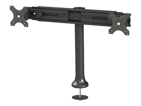 Neomounts FPMA-D700DD - Ställ - fullständig rörelse - för 2 LCD-bildskärmar - svart - skärmstorlek: 19"-30" - skrivbordsstativ, skyddshylsa, disk-mon