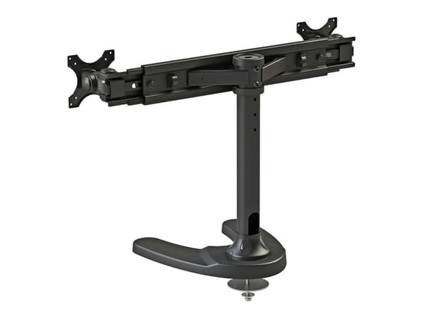 Neomounts FPMA-D700DD - Ställ - fullständig rörelse - för 2 LCD-bildskärmar - svart - skärmstorlek: 19"-30" - skrivbordsstativ, skyddshylsa, disk-mon