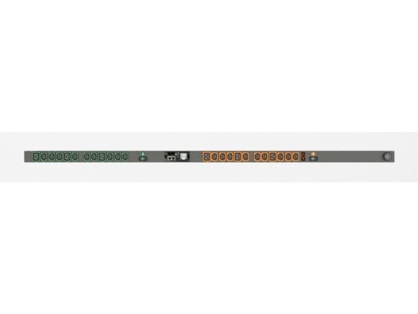 Geist Switched Outlet Level Monitoring MGU5MGB1-24PH63-3PS6B2A10-S - Strømfordelerenhet (kan monteres i rack) - AC 230 V - 7.3 kW - enkeltfase - Ethe