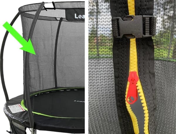 Lean Sport Siatka Wewnętrzna do Trampoliny Sport Max 12ft Zielona