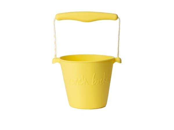Scrunch-bucket - støvet gul