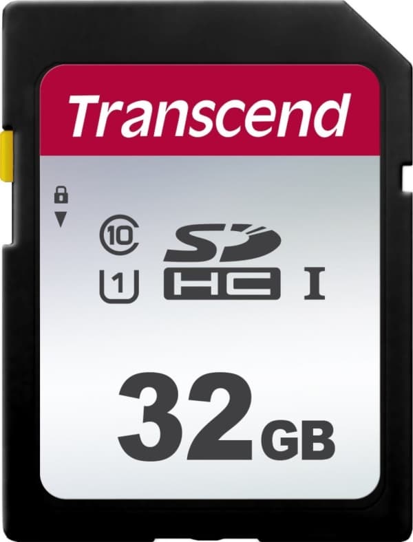 Transcend 300S, 32 GB, SDHC, Klasse 10, NAND, 95 MB/s, 20 MB/s