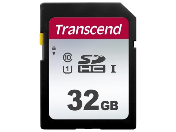 Transcend 300S, 32 GB, SDHC, Klasse 10, NAND, 95 MB/s, 20 MB/s
