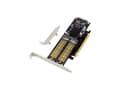 Pikkukuva 1 / 5: InLine® PCIe-kortti x16, 2x M.2, 1x mSATA