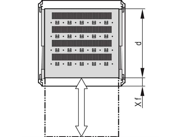 nVent SCHROFF 22130353 Apparathylde (B x T) 400 mm x 477 mm 1 stk
