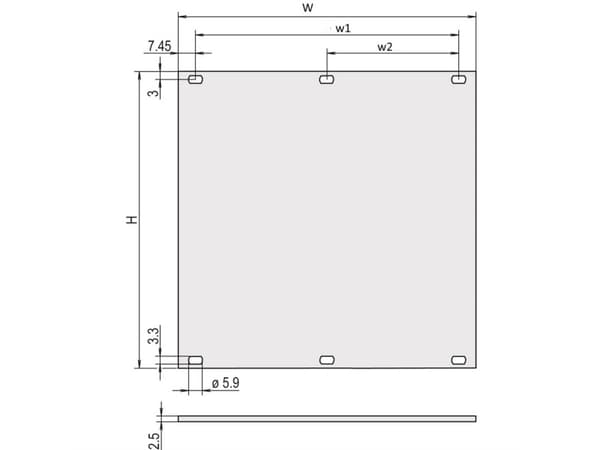 nVent SCHROFF 30847463 Frontplade 2 stk
