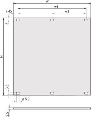 nVent SCHROFF 30847463 Frontplade 2 stk
