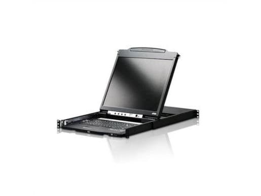 KVM-konsol ATEN CL5800N, 48 cm LCD-skärm, VGA, PS/2-USB, kringutrustningsport, CH