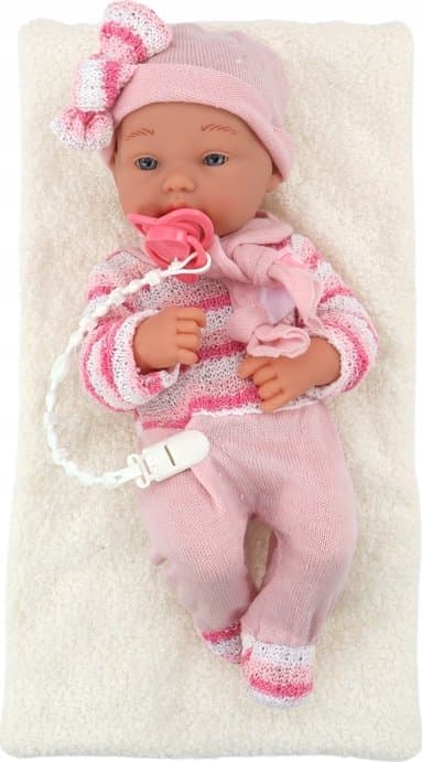 Lean Toys Babydocka i rosa kläder Leantoys