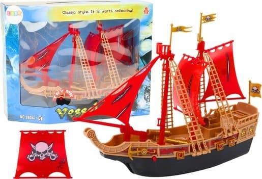 Lean Toys Merirosvolaiva valot ääni musta