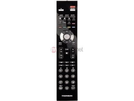Thomson ROC2411, SAT, STB, TV, Tryckknappar, Svart, Silver Svart, Silver