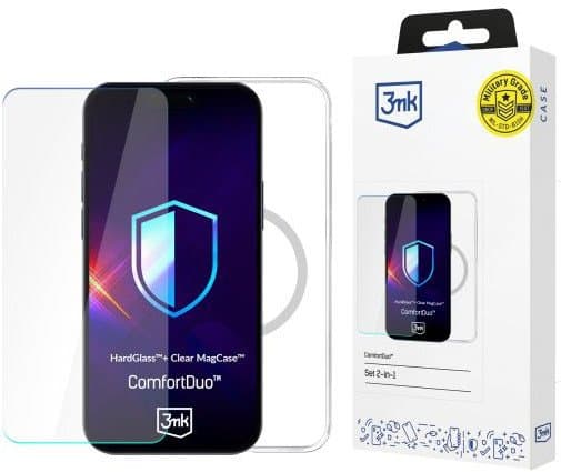 3MK ComfortDuo Clear MagCase kit for Apple iPhone 16 Pro
